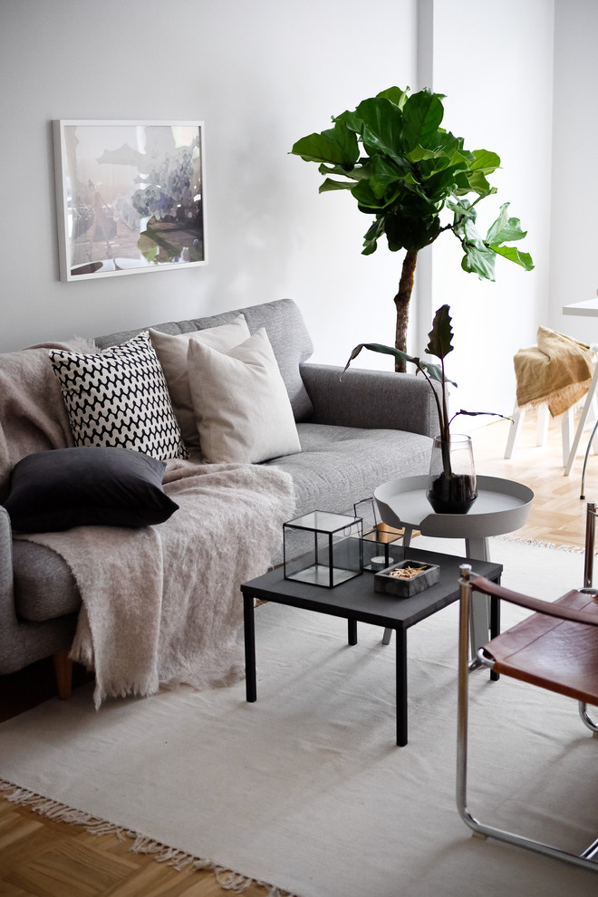 Inspiration for a scandinavian family room in Stockholm.