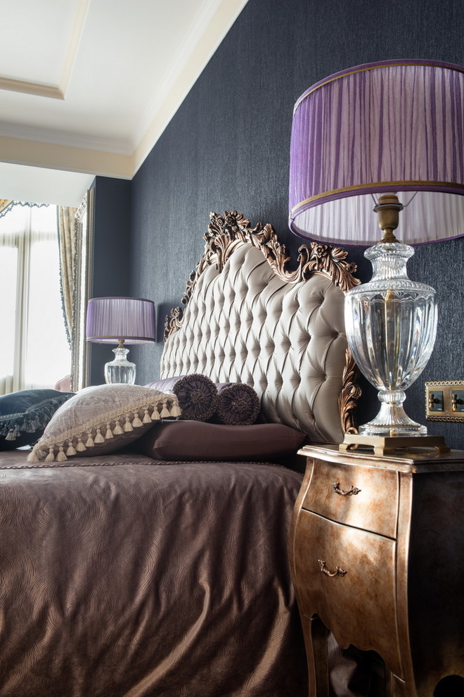 Классическая спальня с будуаром