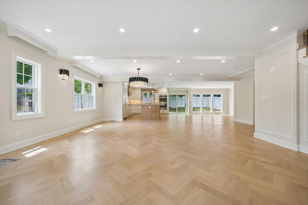 Great Room Opening to Kitchen in Teaneck, NJ