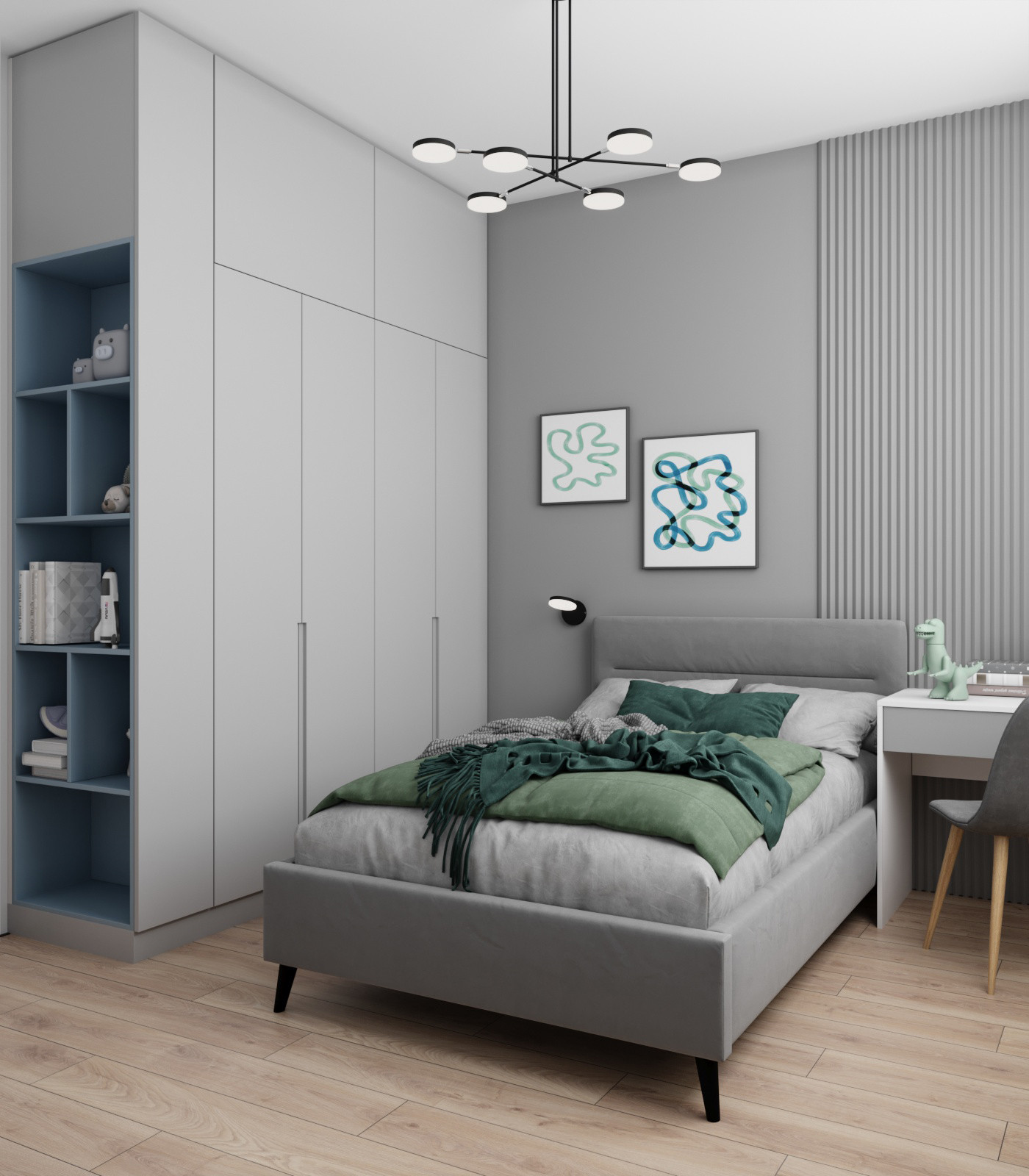 Семейная квартира с уютной атмосферой