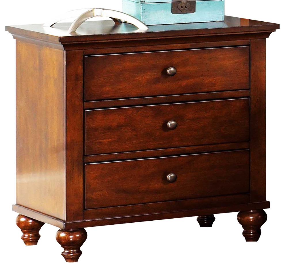 Liberty Furniture Hamilton 3 Drawer Night Stand Traditional