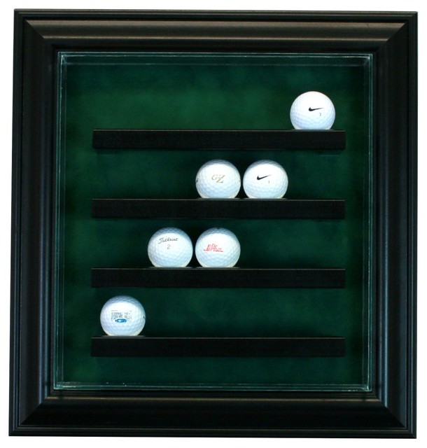 20 Golf Ball Cabinet Style Display Case - Traditional ...