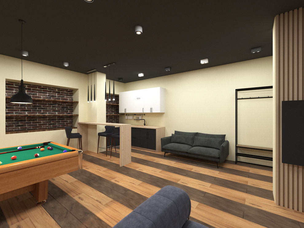 Комната отдыха мини кухня