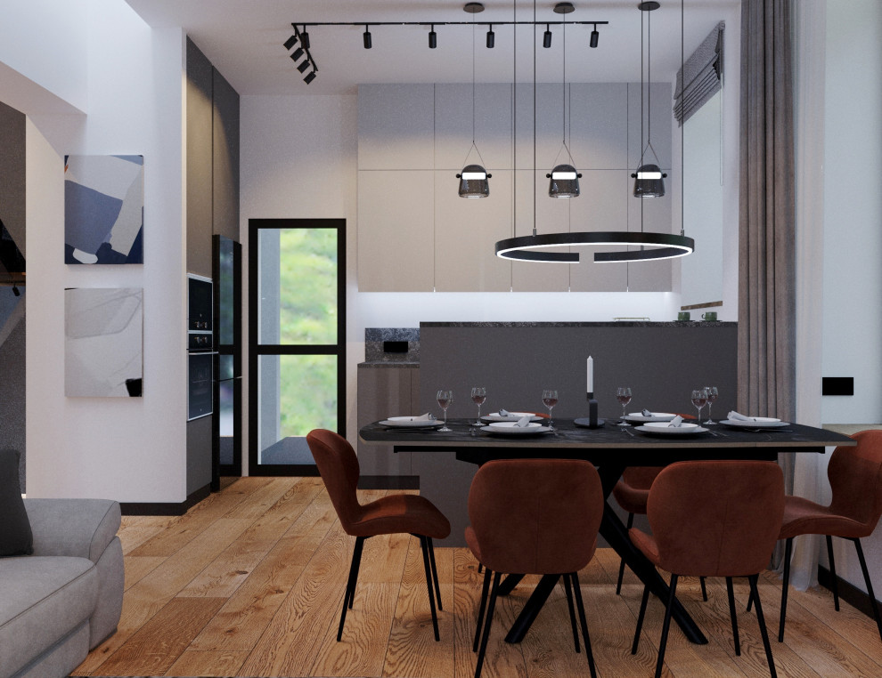 Интерьер загородного дома на Лесной, г.Красноярск.