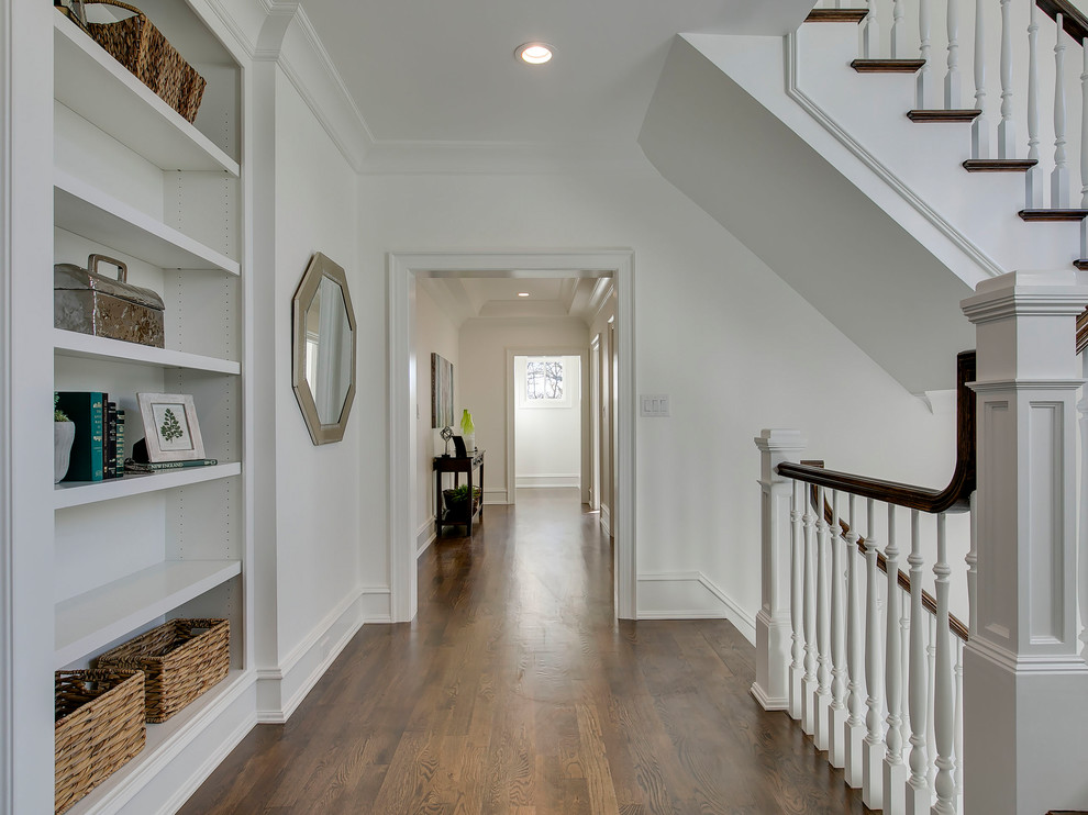 This is an example of a transitional hallway in Raleigh.