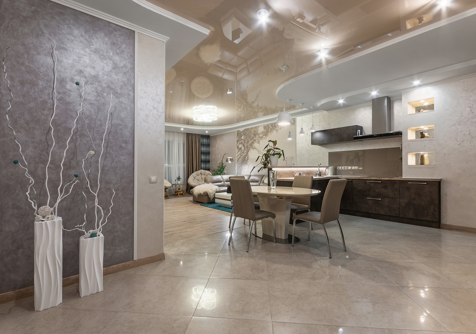 Дизайн студии в современном стиле