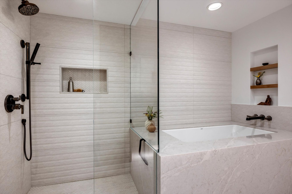 Inspiration for a transitional bathroom remodel in Seattle