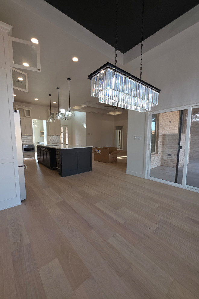 Bright open concept modern living