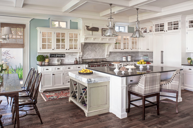 Beach Style Kitchen bord-de-mer-cuisine