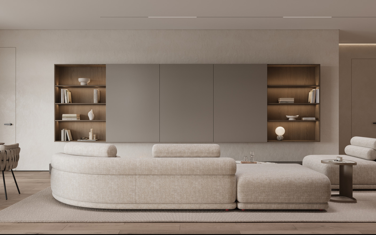 Коттедж (240 кв). Кухня-гостиная