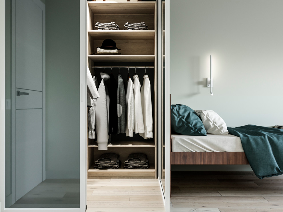 Трехкомнатная квартира в свежих оттенках