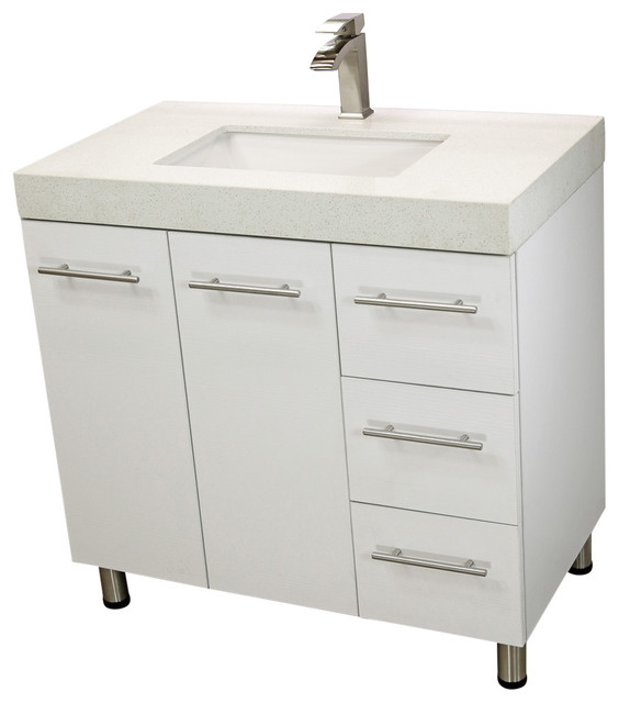 Cape Mason Freestanding Vanity Ebony White Quartz Undermount Cape Mason Freestanding Vanity White Quartz Undermount Counter 48