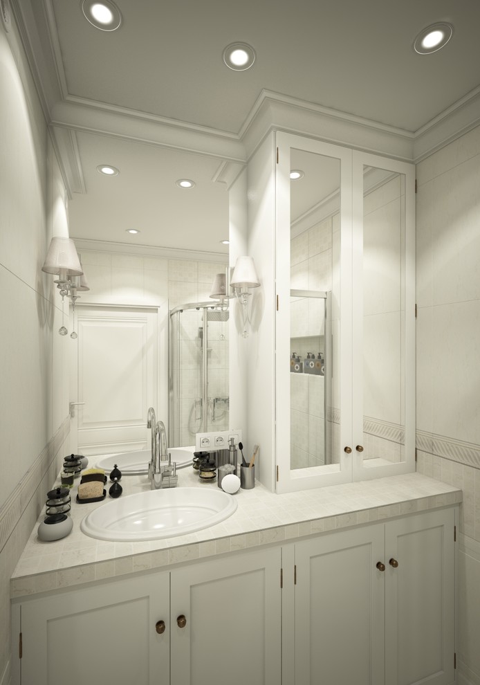 Бюджетный проект двухкомнатной квартиры в стиле неоклассика