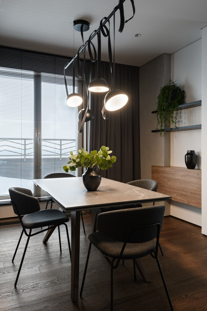 Брутальная трехкомнатная квартира 90 кв.м. с видом на реку