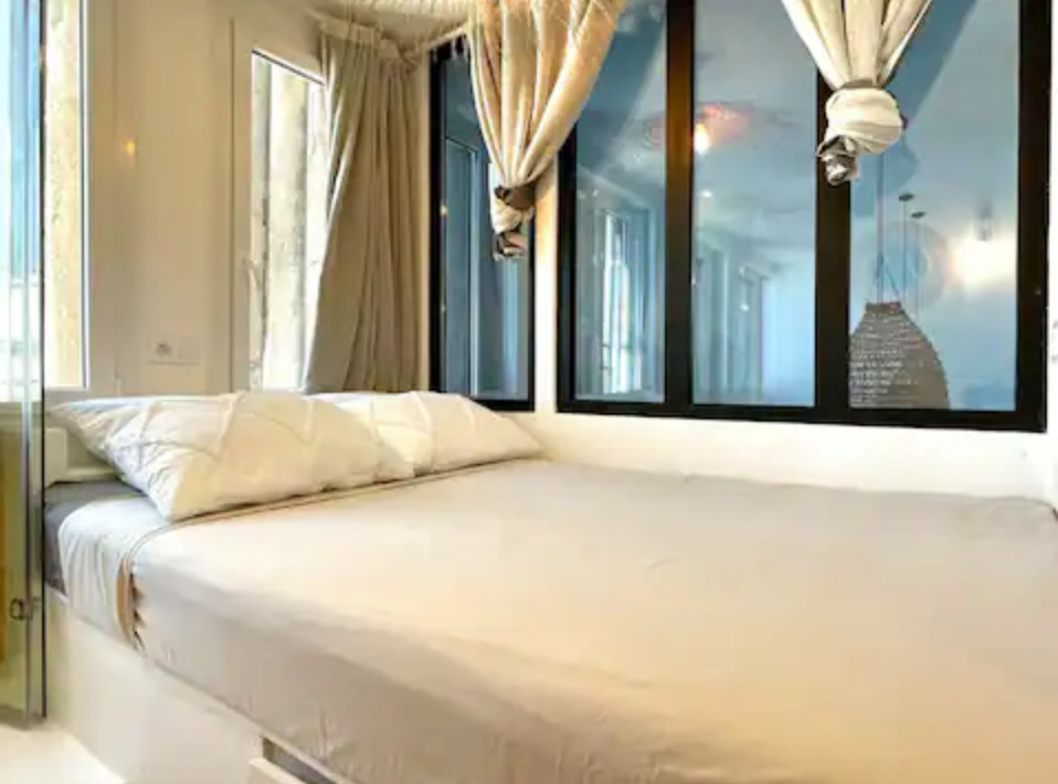 Projet Nédélec, rénovation d'un appartement avec mezzanine rooftop et balcon.