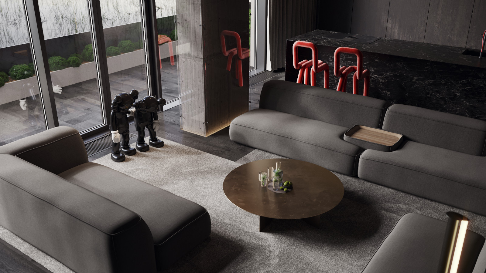 Минималистичная гостиная