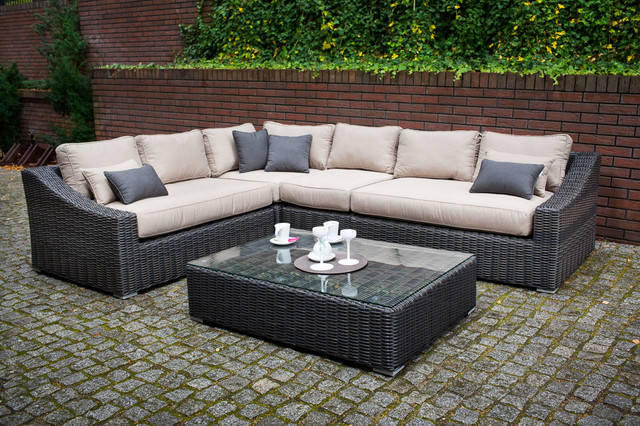 Toja Patio Furniture Tuscan Sectional Set Red Brick Wall Patio Toronto By Toja Inc