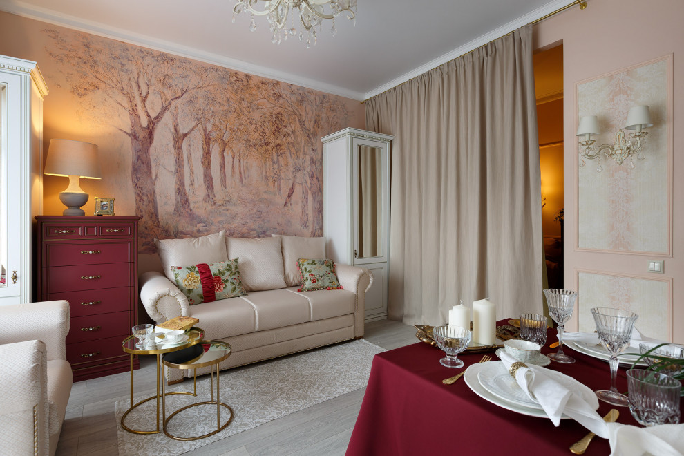 Роспись в технике сграффито в проекте студии Подольской Ольги