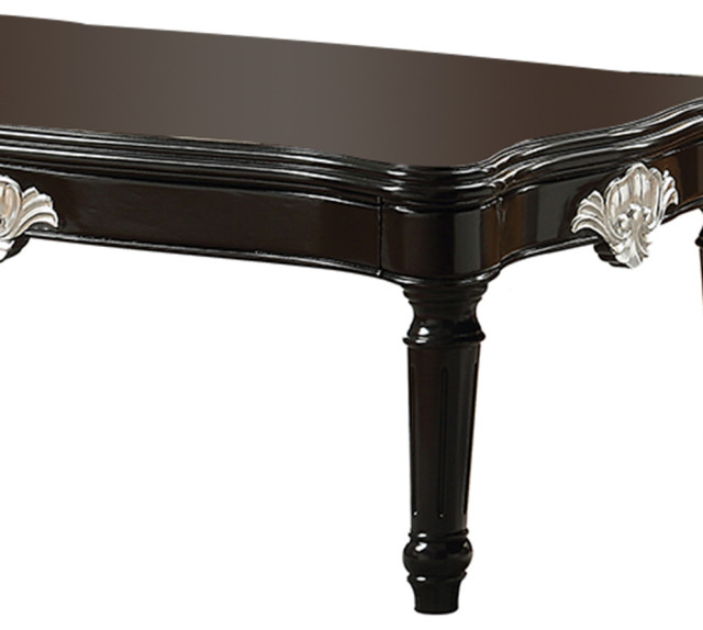 Ernestine Coffee Table, Black - Victorian - Coffee Tables - by Acme ...
