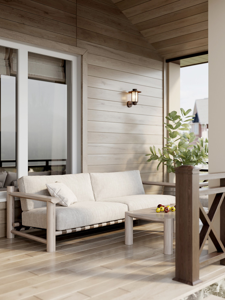 Веранда в загородном доме