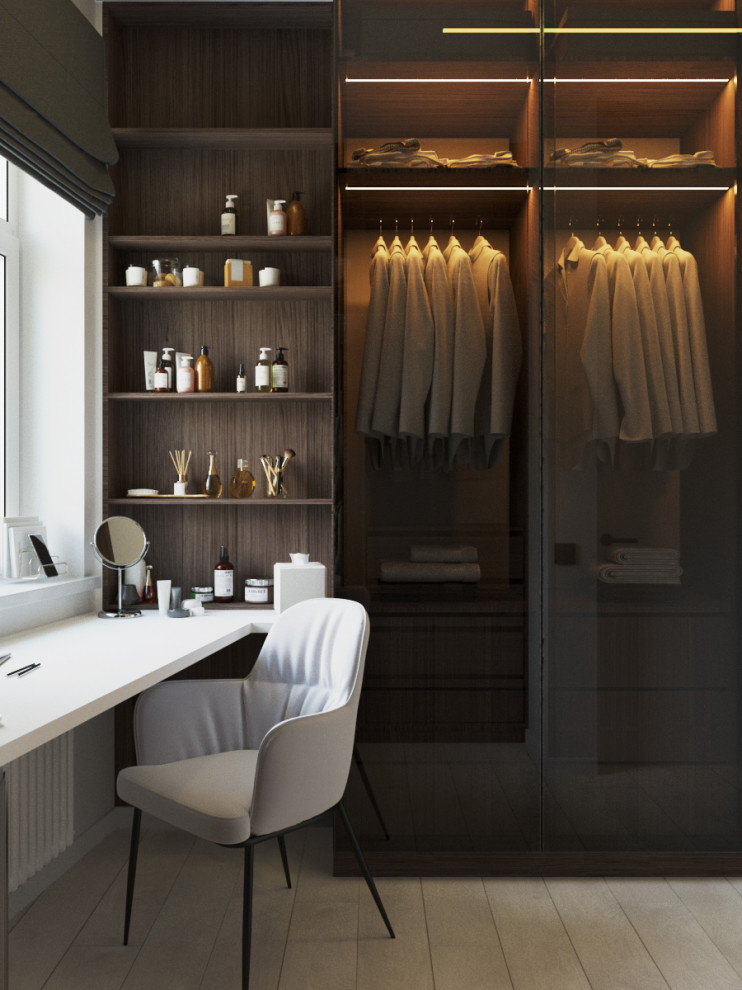 Современная квартира с видом на лес