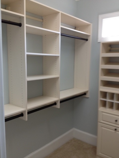 Design ideas for a traditional storage and wardrobe in Charlotte.