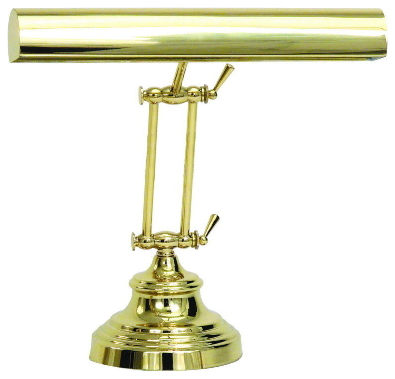 Advent 14" Polished Brass Piano/Desk Lamp