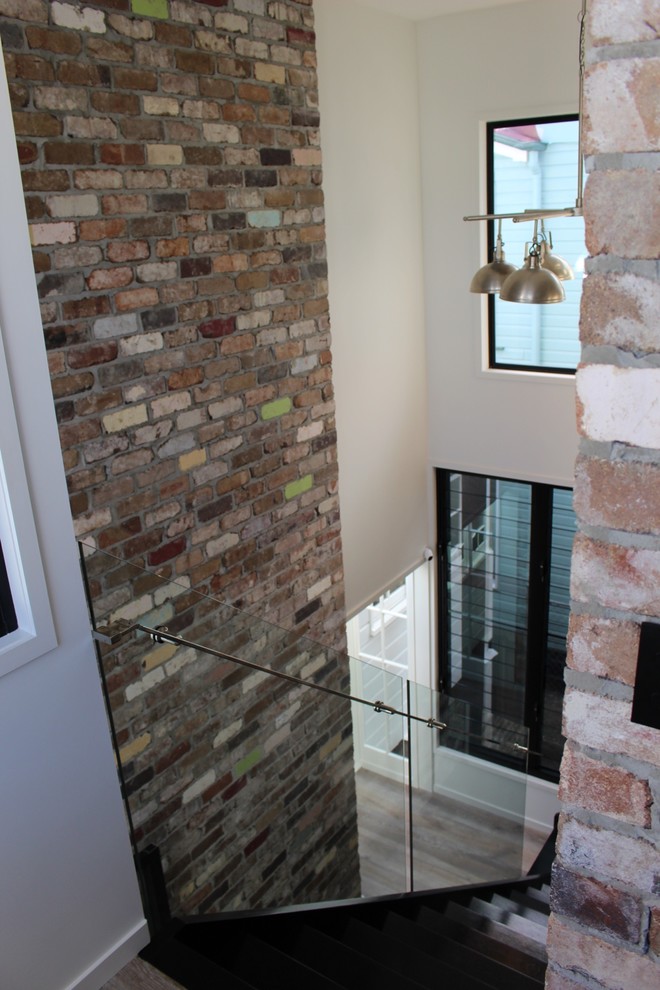 This is an example of a contemporary staircase in Brisbane.