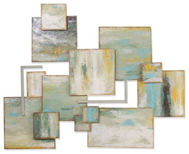 John Richard Delta Mist I GBG0804A Transitional Metal Wall Art