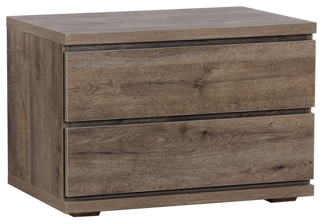 Scandi Oak Bedside Table - Scandinavian - Nightstands And Bedside ...