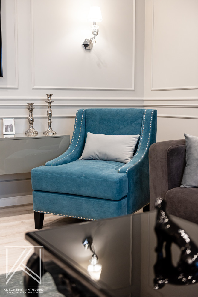 Реализованный интерьер четырехкомнатной квартиры