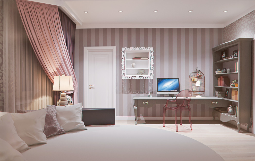 Двухэтажная квартира в стиле Яркая классика 340 м2