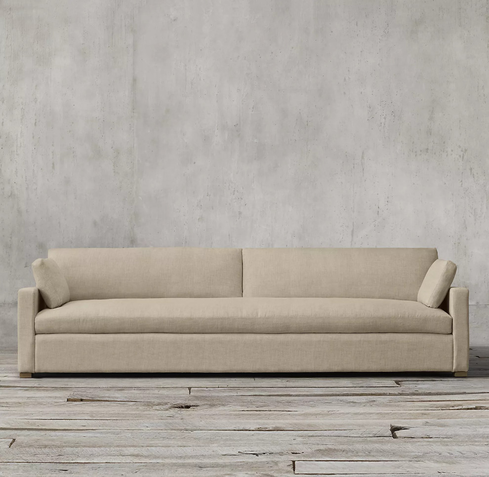 Restoration hardware 2024 belgian linen sofa