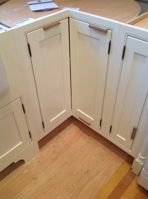 help for kitchen corner cabinets with inset doors