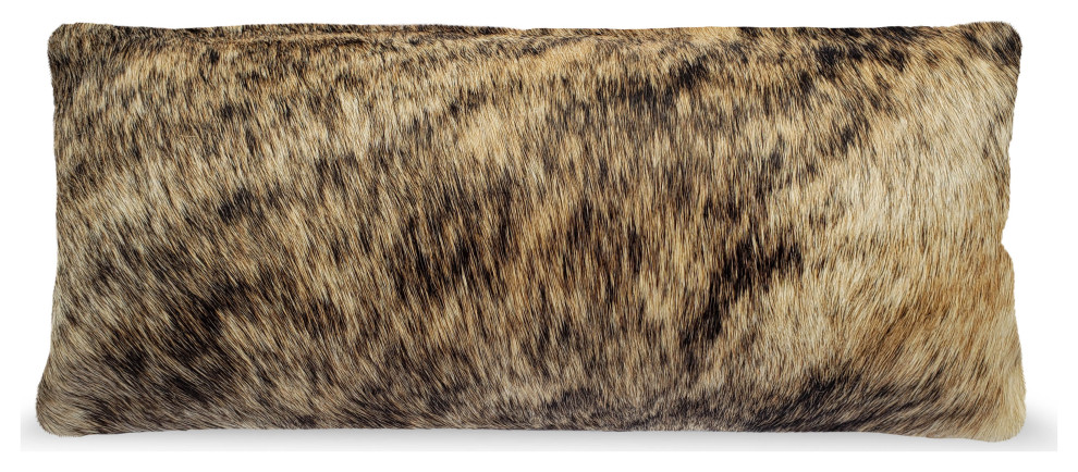 Brindle Cowhide Pillow Cover 7"x15"