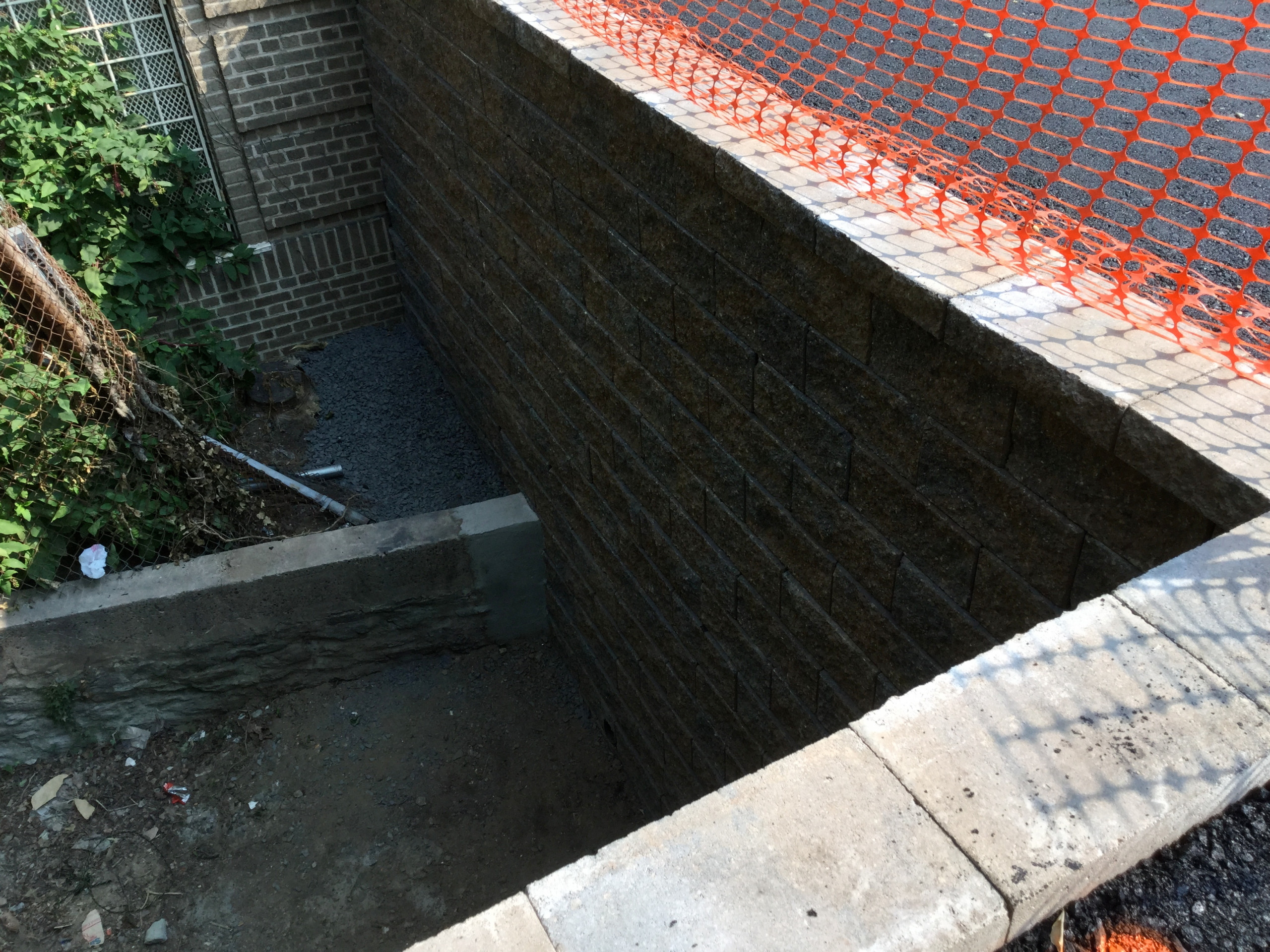 New Retaining Wall