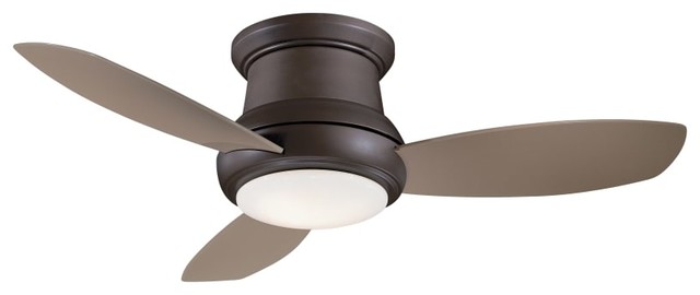 Minka Aire Concept Ii Oil Rubbed Bronze 44 Flush Mount Ceiling