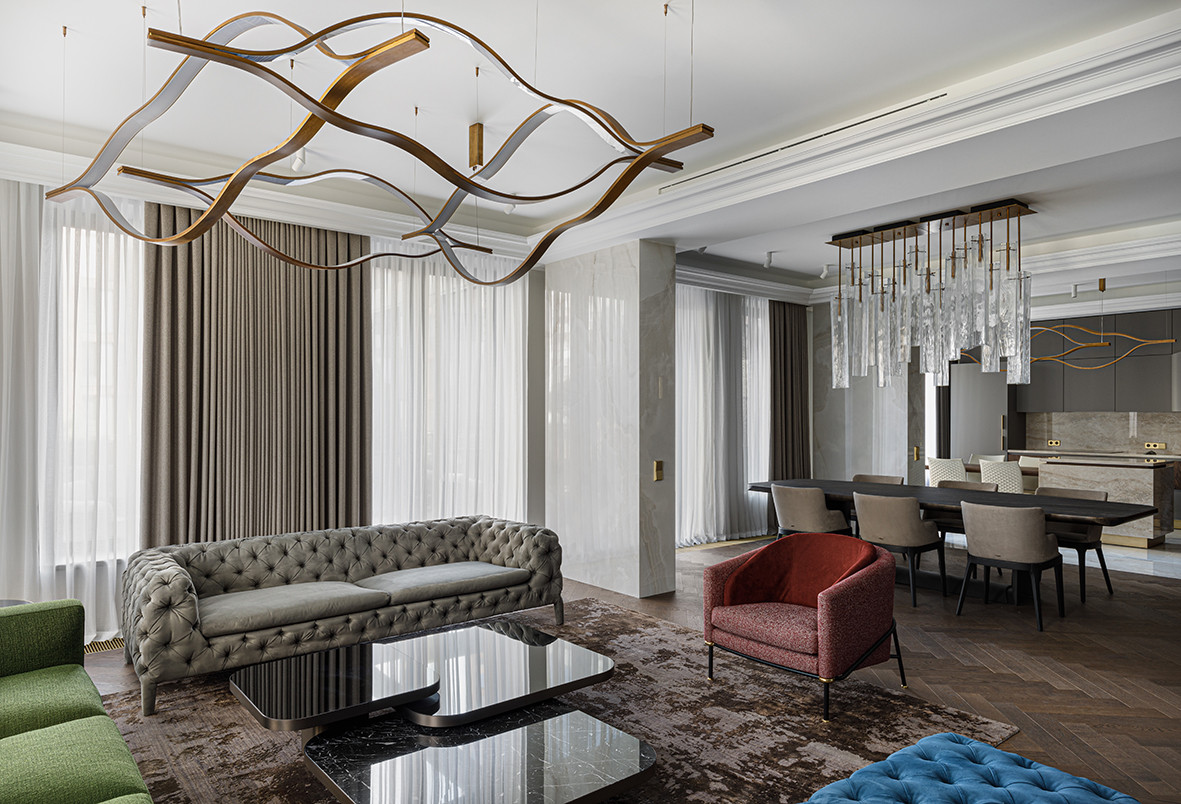 Модная квартира 220 м2 с большой террасой