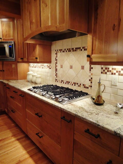 kitchen tile backsplash ideas - traditional - kitchen - seattle -