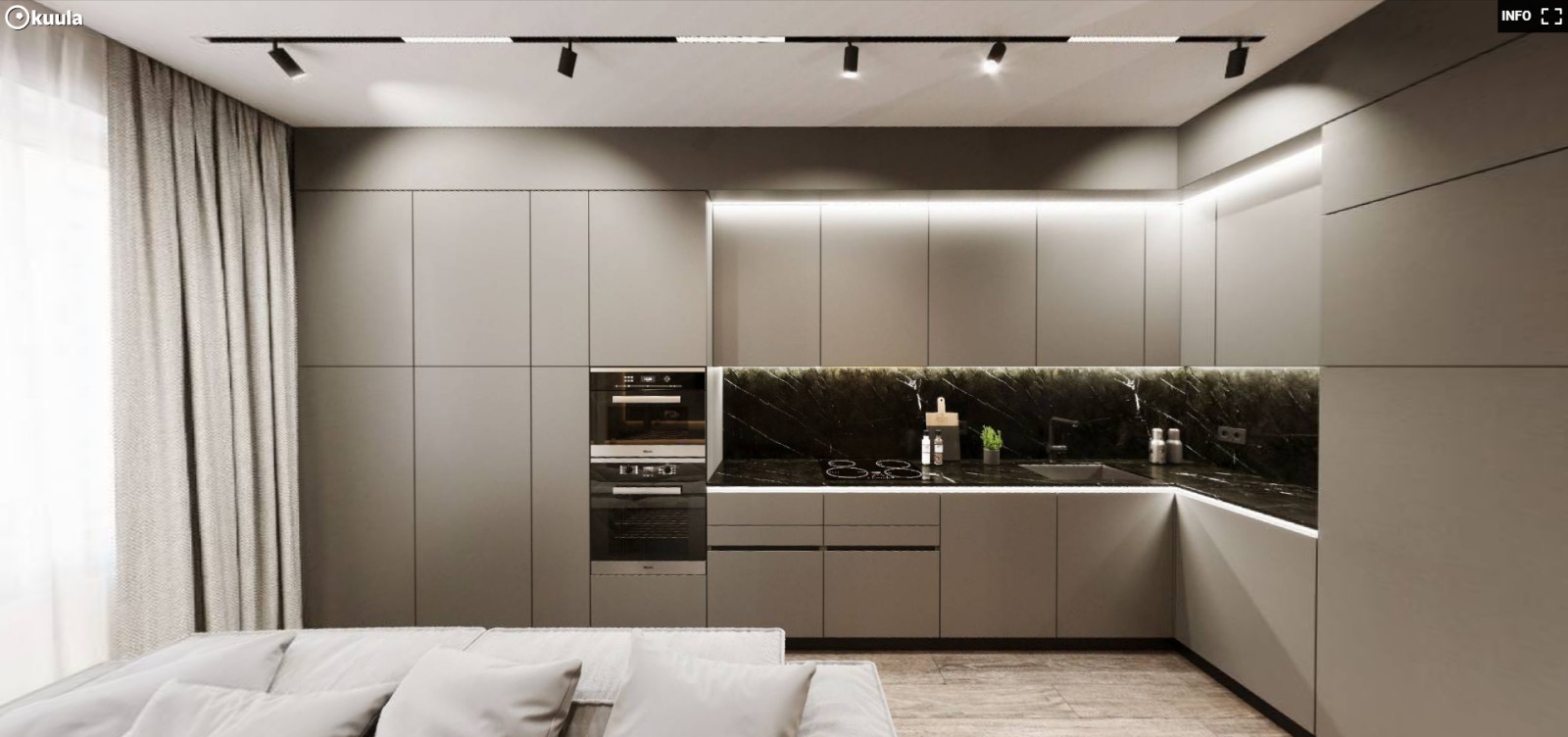 Монохромный интерьер