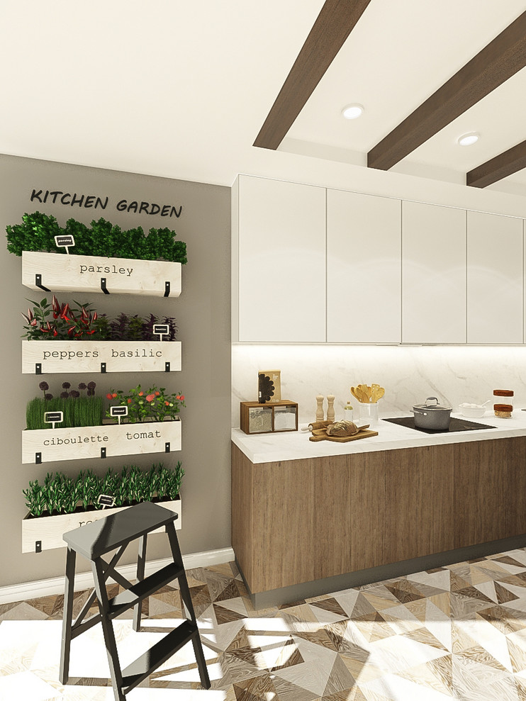 Проект. Трехкомнатная квартира в г. Энгельсе 103,7 м2