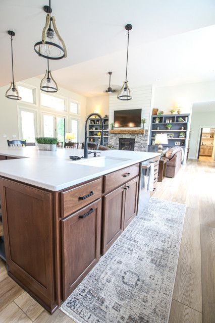 Lake Wisconsin Transitional New Construction transitional-kitchen