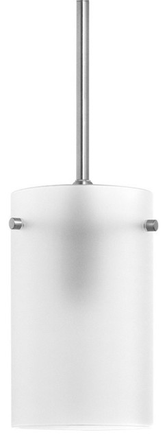 Effimero 1-Light Stem Hung Pendant Lamp, Medium, Brushed Nickel