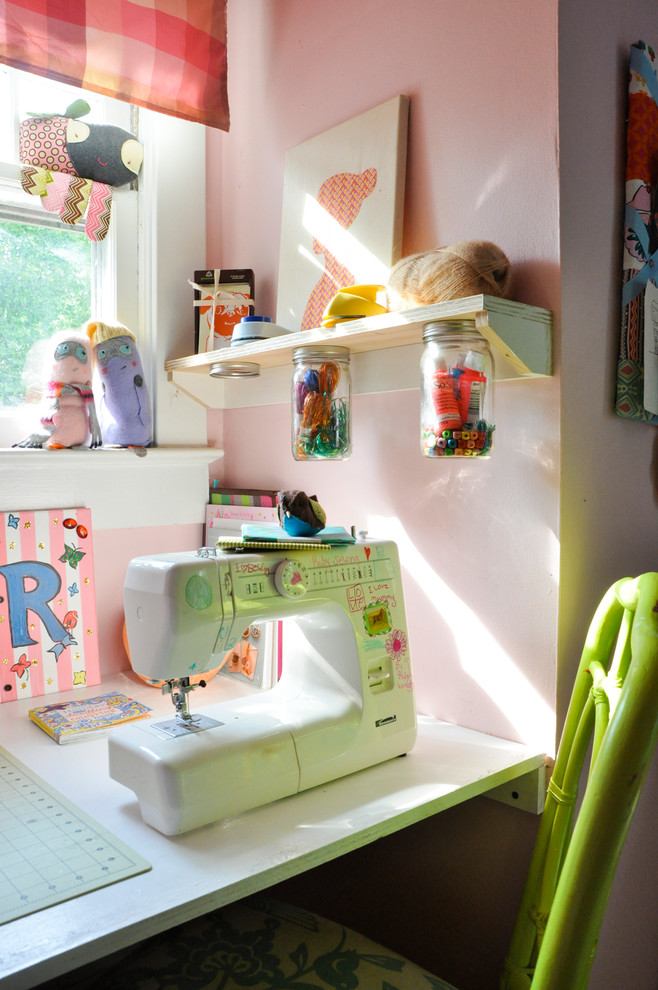 Eclectic kids' room in Providence.