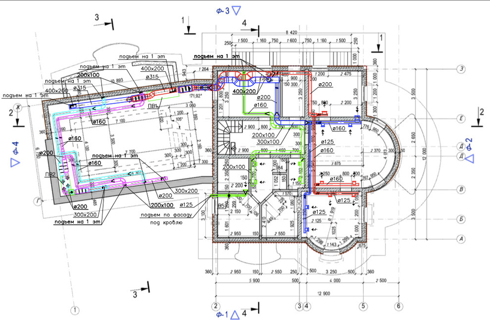 ДНП СОЛНЕЧНОЕ. Дом + бассейн. Рабочий проект.