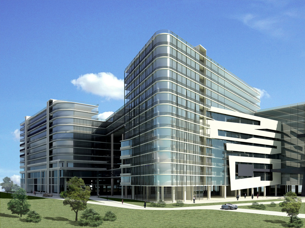 Архитектурный проект офисного здания для строительной компании г. Москва