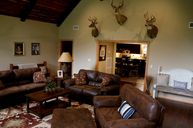 The Kelly Casa rustik-vardagsrum