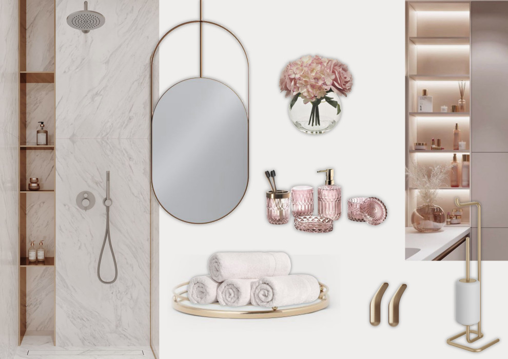 Декор ванной комнаты