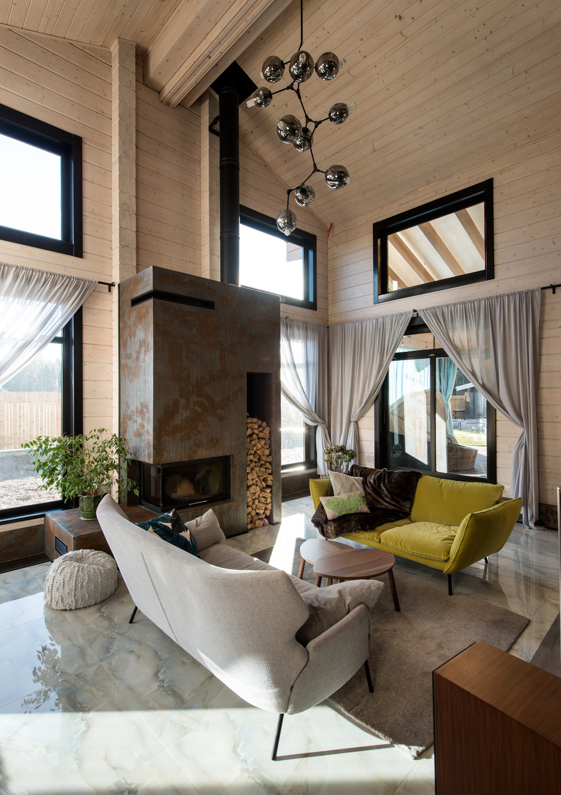 Загородный дом, Интерьер 260 кв. м.