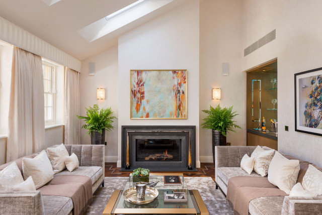 Residential Redevelopment - London contemporary-living-room